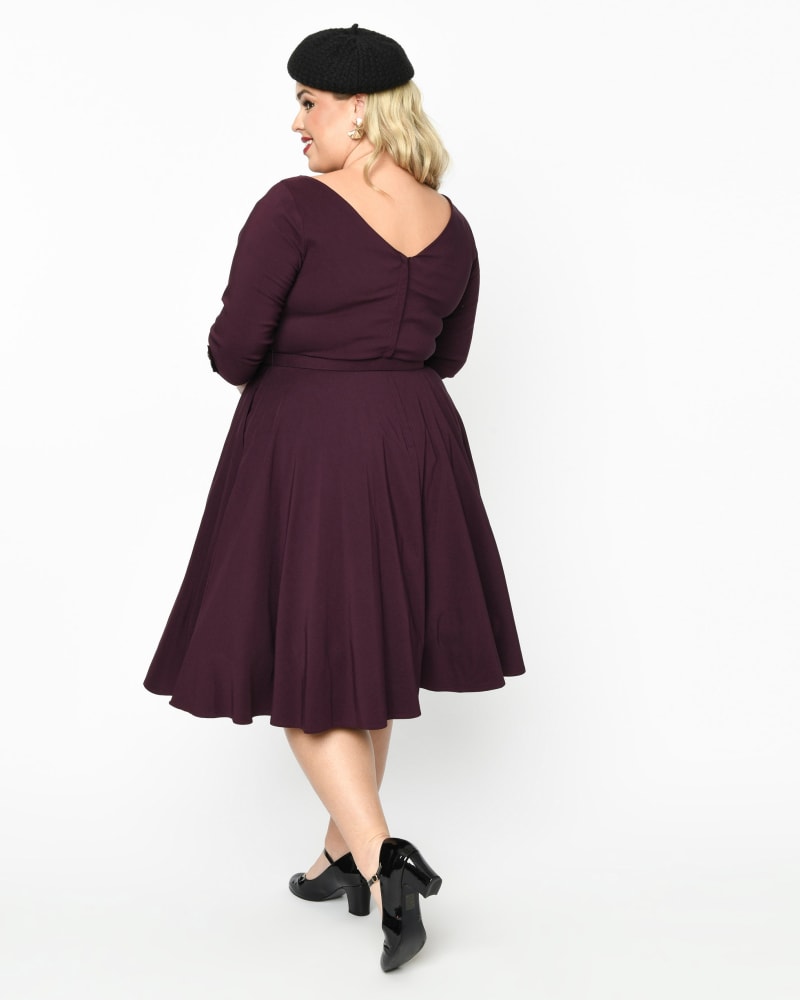 Eggplant cocktail dress online